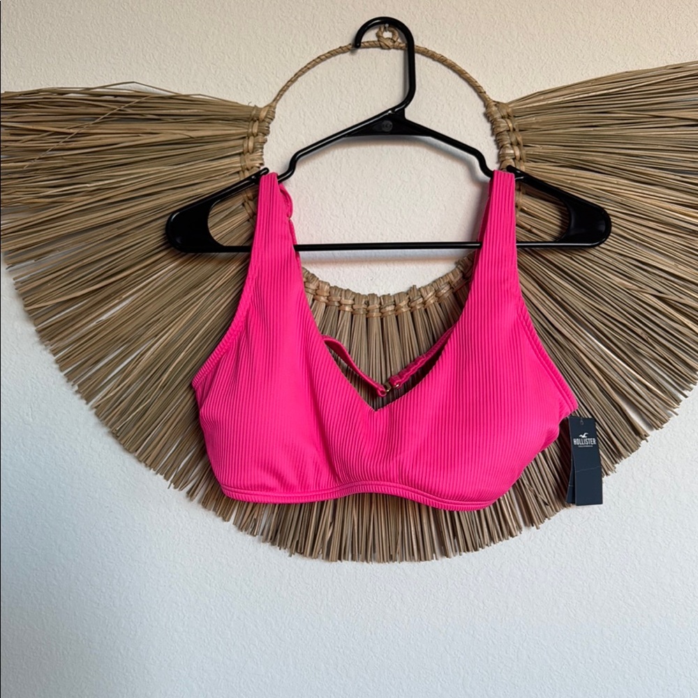 Hollister Pink Sleeveless Crop Top with Cut Out